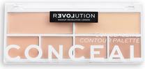 Veido kontūravimo paletė Makeup Revolution London Relove Conceal Me, fair, 11.2 g