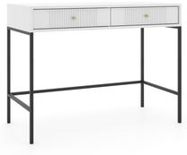 Konsoles galds Iseo IS07, balta krās./melna krās., 50 cm x 104.3 cm x 79 cm