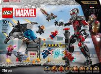 Konstruktorius LEGO® Marvel Kapitono Amerikos: pilietinio karo mūšio veiksmas 76314, 736 vnt.