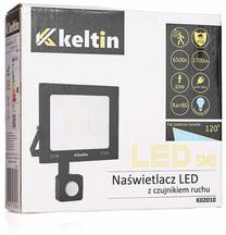 Prožektor liikumisanduriga, liigutatav Keltin K02010, 30 W, 2700 lm, 6500 °K, IP66, must v.