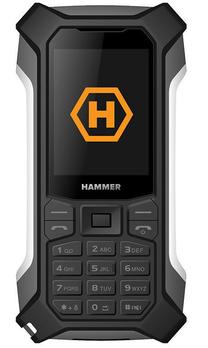 Telefons ar pogām MyPhone Hammer Patriot, 64 MB, melns krās.