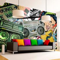 Fototapete Artgeist Graffiti Girl NEW010351SAM, 245 cm x 245 cm
