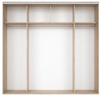 Karkasas, 250.3 cm x 67 cm, ąžuolo