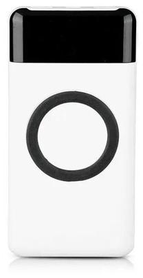 Lādētājs-akumulators (Power bank) V-TAC Wireless, 10000 mAh, balta krās.