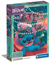 Dėlionė Clementoni Disney Stich 39793, 70 cm x 50 cm, 1000 vnt., įvairių spalvų
