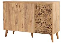 Komoda Kalune Design Senex 731, pušies sp, 88 cm x 128 cm x 45 cm