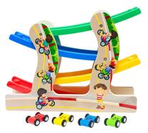 Автомобильная трасса Wooden Track, многоцветный