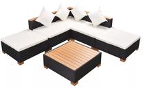 Lauko baldų komplektas VLX 6 Piece Garden Lounge Set With Cushions