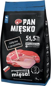 Kuiv koeratoit Pan Miesko Veal with Quail for Puppies - L, veiseliha/vutt, 20 kg