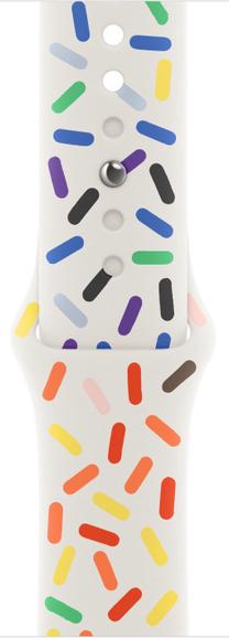 Dirželis Apple Watch, 41mm Pride Edition Sport Band - S/M, įvairių spalvų