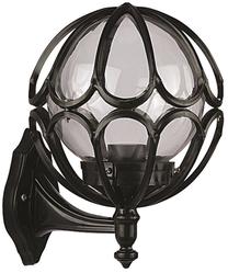 Õue seinavalgusti Opviq BAP-68081-BSY-M2, 60W, E27, IP65, must v., 28 cm x 34 cm
