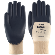 Darba cimdi metinātāju Ansell Edge 40-400/070, pieaugušajiem, bēša krās., 10