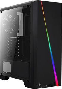 Korpusas AeroCool Cylon ATX Mid Tower, juoda sp. Prekė su pažeista pakuote.