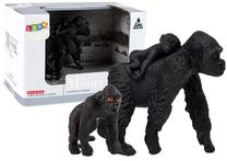 Figūrėlių rinkinys Lean Toys The Worl Of Animals Gorilla, 2 vnt., juoda sp.