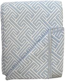 Lovatiesė Domoletti JB-03, balta sp./žydra sp., 220 cm x 240 cm