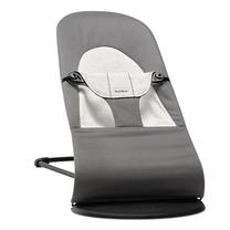 Mazuļu šūpuļkrēsls BabyBjorn Balance Soft Woven, pelēka krās./tumši pelēka krās.