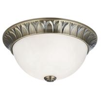Valgusti lagi Searchlight Flush 4148-28AB, E14, 2 x 40 W, valge v. / messing v.