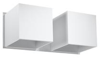 Valgusti seinale Sollux Quad 2 5903282706552, G9, 2 x 40 W, valge v. / valge v.