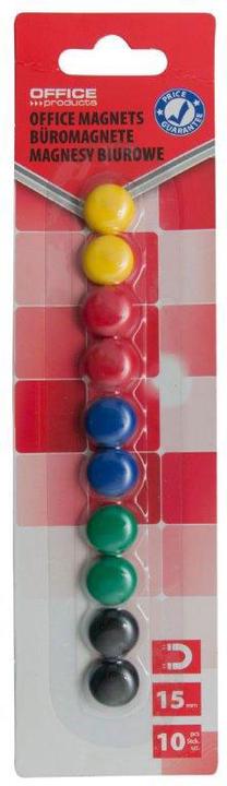Magnēts Q-Connect Office Magnets 11KF20132112, 1.5 cm x 1.5 cm, 10 gab., daudzkrāsaina