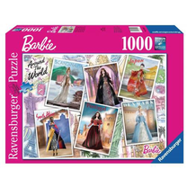 Dėlionė Ravensburger Barbie Around The World 16502, 50 cm x 70 cm, 1000 vnt., įvairių spalvų