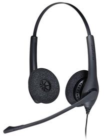 Vadu austiņas Jabra Biz 1500 USB Duo, melna krās.
