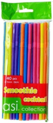 Kokteilių papuošimai Pap Star, plastikas, 40 vnt.