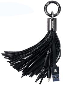 Laidas Remax, USB/Apple Lightning, juoda sp.