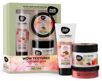 Kūno priežiūros rinkinys Body Natur Wow Textures, 3 vnt.