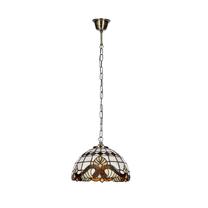 Valgusti rippuv Candellux Lighting Marsala, E27, 1 x 60 W, mitmevärviline / pronks v.