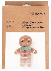 Namų dekoracija, "Imbierinis sausainis" Homla Craftify Crochet cakes 236783, 5 cm, įvairių spalvų