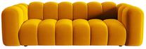 Sofa Micadoni Lupine Sal10, geltona sp., 230 x 95 cm x 70 cm