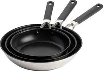 Pannide komplekt Kitchenaid, Ø 28 cm, roostevaba teras
