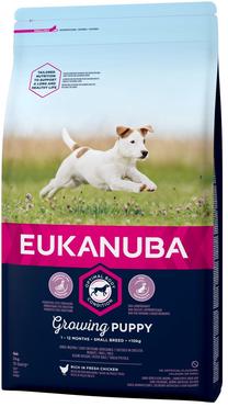 Kuiv koeratoit Eukanuba Growing Puppy Small, kanaliha, 2 kg