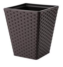 Puķu pods Form Plastic Rattan 3880-070, plastmasa, Ø 39 cm, tumši brūna krās.