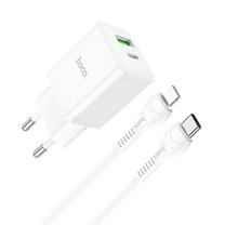 Telefono įkroviklis Hoco N28 Founder PD20W+QC3.0 + Lightning, 100 cm, 20 W