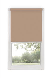 Ritininė užuolaida Mini, smėlio ruda sp./sidabro sp. išorė, 68 cm x 150 cm