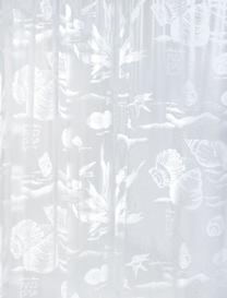 Dušas aizkars Spirella Riff, balta krās., 200 cm x 180 cm