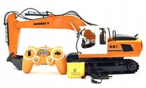 Žaislinis ekskavatorius Double E Heavy Indurstry E561-003, 1:18, oranžinė sp.