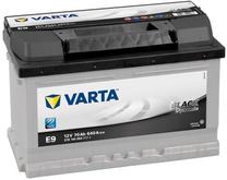 Akumuliatorius Varta Black Dynamite E9, 12 V, 70 Ah, 640 A