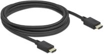 Кабель Delock 85389 HDMI A male, HDMI A male, 2.5 м, черный цв.