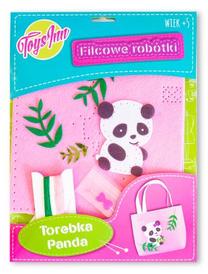 Набор для декорирования Stnux Felt Needlework Panda Purse, розовый цв.