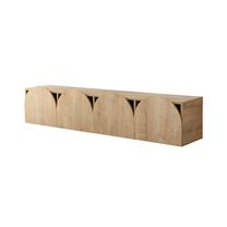 ТВ стол Kalune Design Mesta, дубовый цв., 35 см x 180 см x 35 см