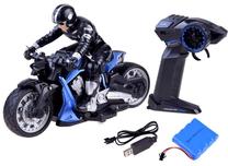 Rc motociklas RC0558, 1:10, mėlyna sp./juoda sp.