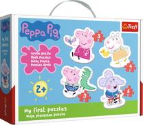 Пазл 4in1 Trefl My First Puzzles Peppa Pig 36086, 18 шт.