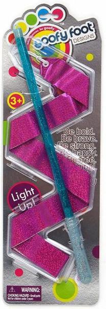 Sporta rotaļlieta Goofy Foot Light Up Twirler 56001, zila krās./rozā krās.