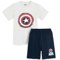 Пижамы, повседневный, для мальчиков Cool Club Marvel Super Heroes LUB2820802-00, серый цв./темно-синий цв., 158 см