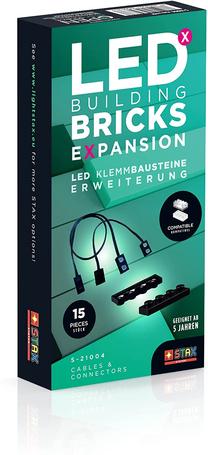Конструктор Light Stax LED Building Bricks Expansion Cables & Connectors 21004, 15 шт.