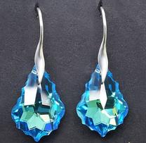 Auskari Diamond Sky, sudraba krās.