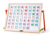 Развивающая игра WOODY Educational Magnetic Board Educational Magnetic Board, 29.5 см, многоцветный, 57 шт.