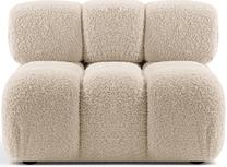 Modulinė sofa Micadoni Bellis Rolf 3, šviesiai smėlinė, 94 x 94 cm x 70 cm